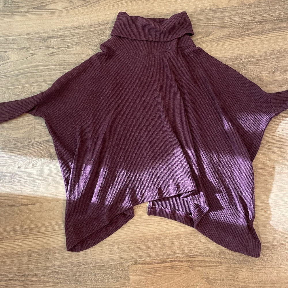 Free People Maroon Sweater